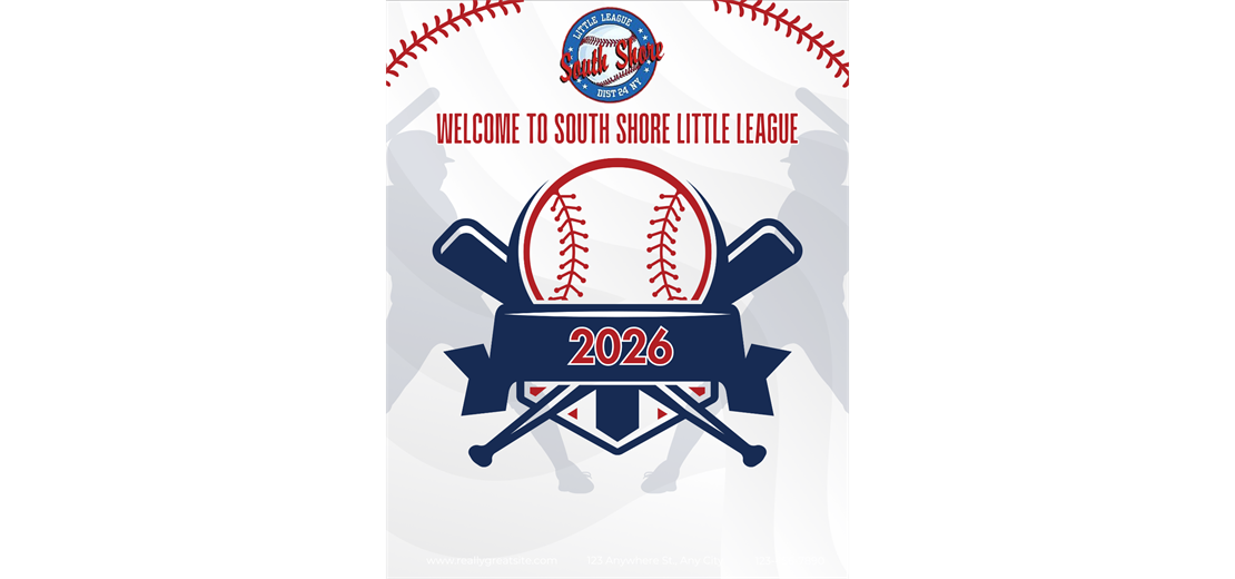 Welcome to South Shore Little League 2026